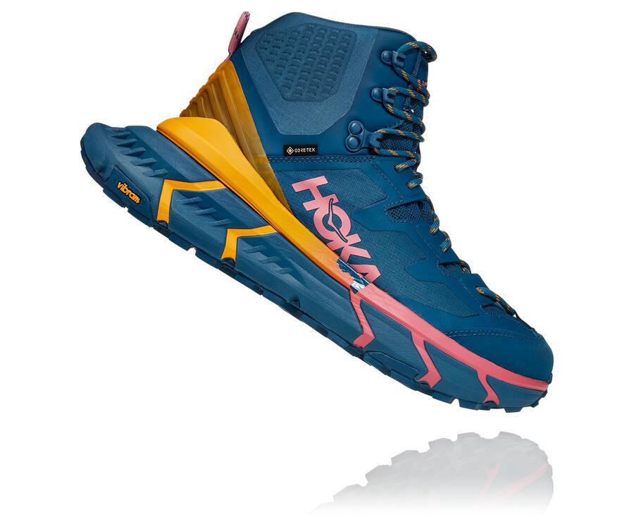 Sapatilhas Hoka One One Masculino Azuis - Tennine Hike Gore-Tex - 593-DYXGHP